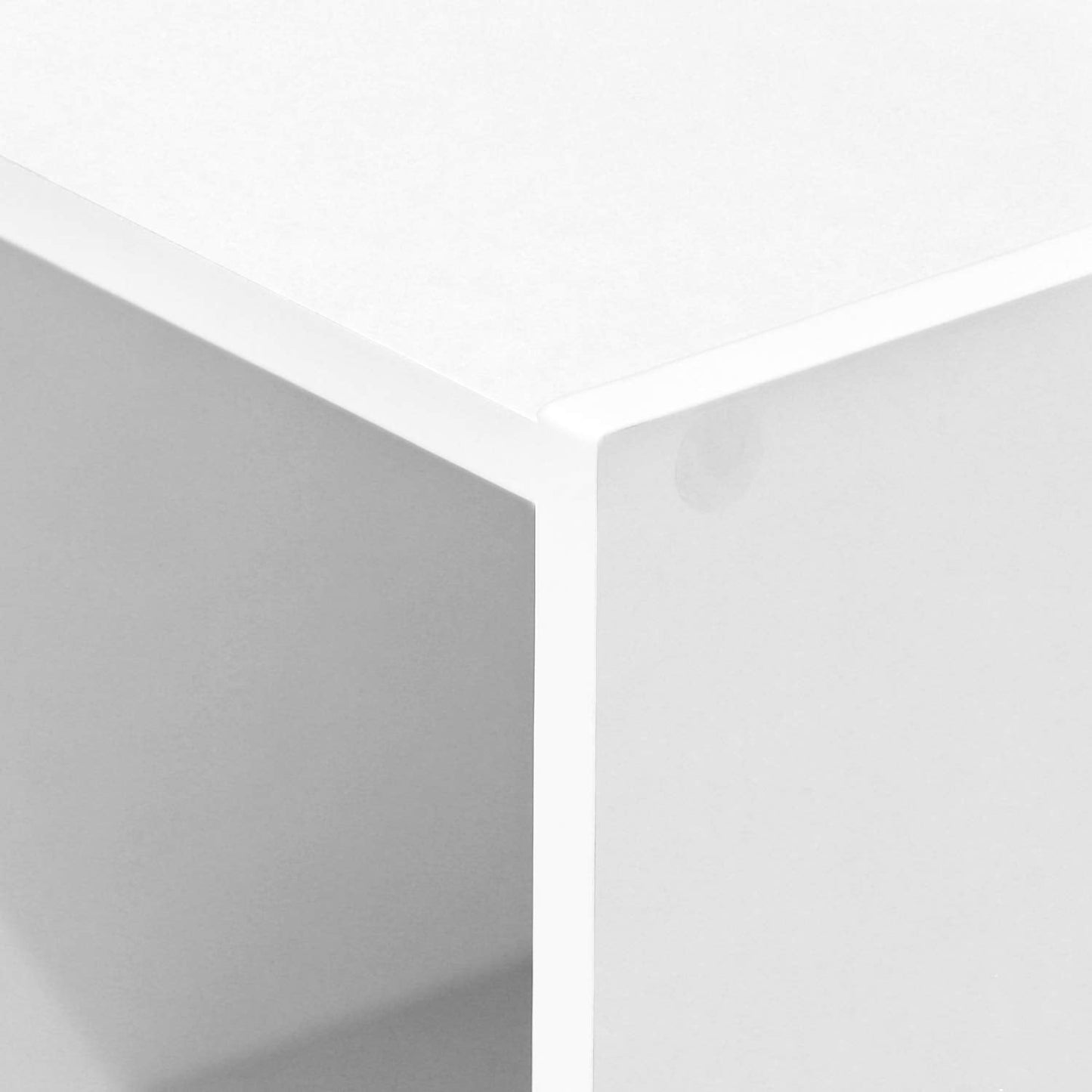 Luder Bookcase / Book / Storage , 3-Tier, White