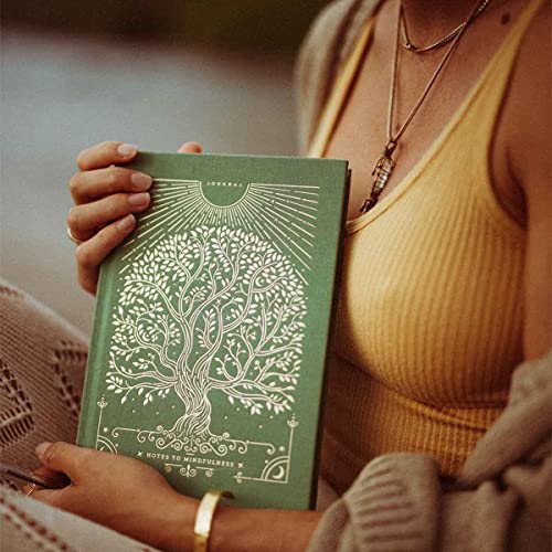 Notes to Mindfulness Daily Journal for Women With Prompts, Illustrated Gratitude & Positivity Journal, Undated Guided Journal, Hardbound Wellness Journal - Intelligent Change x Chelsea Kauai (Sage