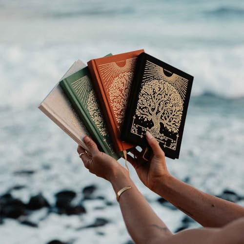 Notes to Mindfulness Daily Journal for Women With Prompts, Illustrated Gratitude & Positivity Journal, Undated Guided Journal, Hardbound Wellness Journal - Intelligent Change x Chelsea Kauai (Sage