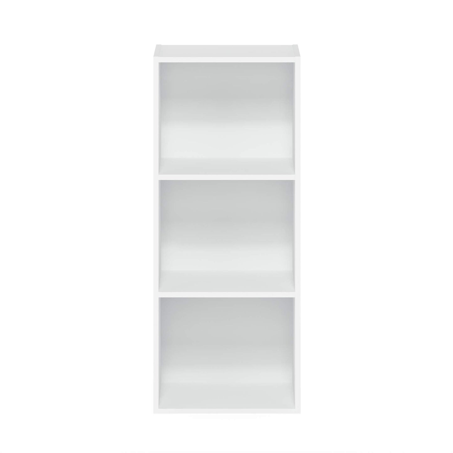 Luder Bookcase / Book / Storage , 3-Tier, White