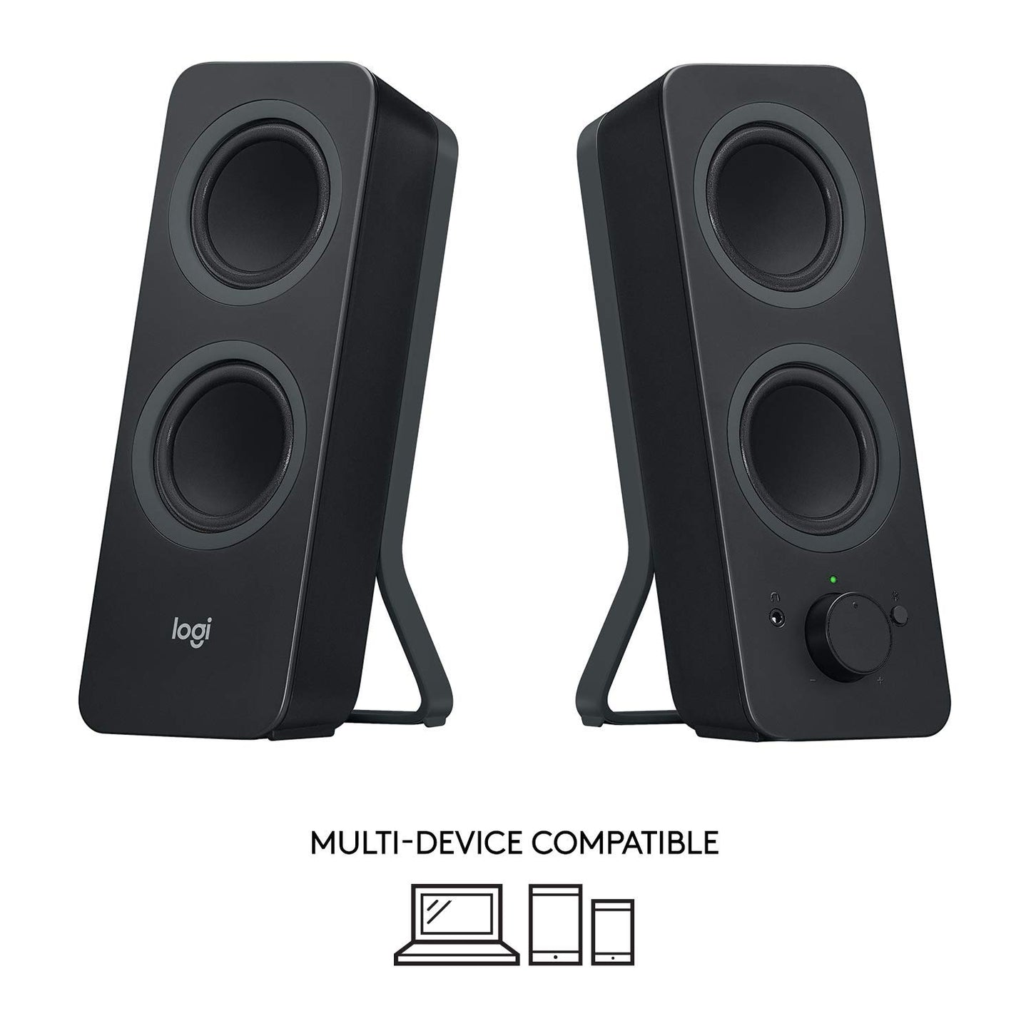 Logitech Z207 2.0 Stereo Computer Speakers with Bluetooth