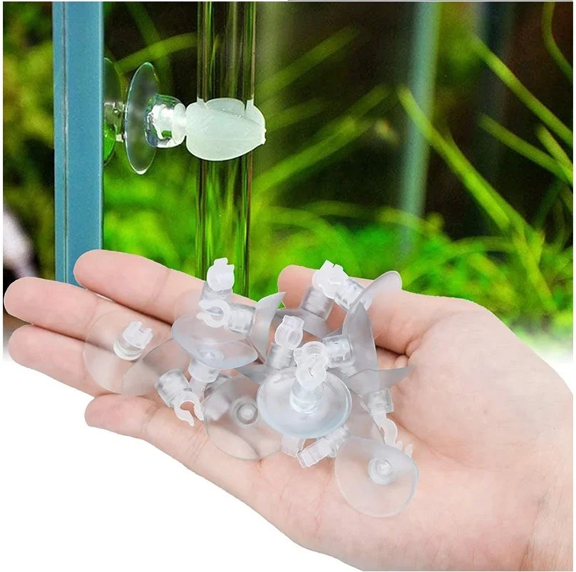 Delysia King 10pcs Aquarium Air Pipeline Pipe Sucker Fish Tank Accessories