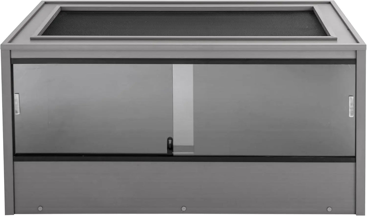 ECOFLEX 48" Large Mojave Reptile Habitat Enclosure Lounge in Grey Durability and Sustainability Easy Maintenance