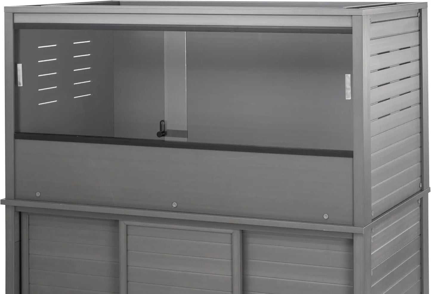 ECOFLEX 48" Large Mojave Reptile Habitat Enclosure Lounge in Grey Durability and Sustainability Easy Maintenance