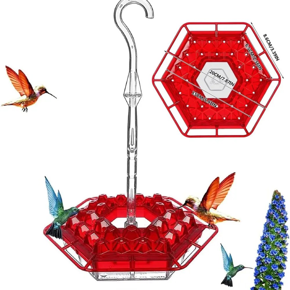 Hummingbird Feeders for Outdoors Hanging With Perch And Built-in Ant Moat Humming Bird Feeder 2024 New Windchime