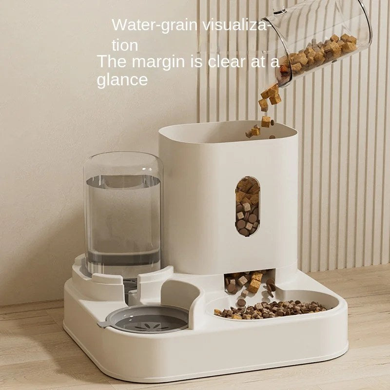 New automatic cat feeding water feeder dog bowl cat basin universal water dispenser cat bowl pet supplies cross-border