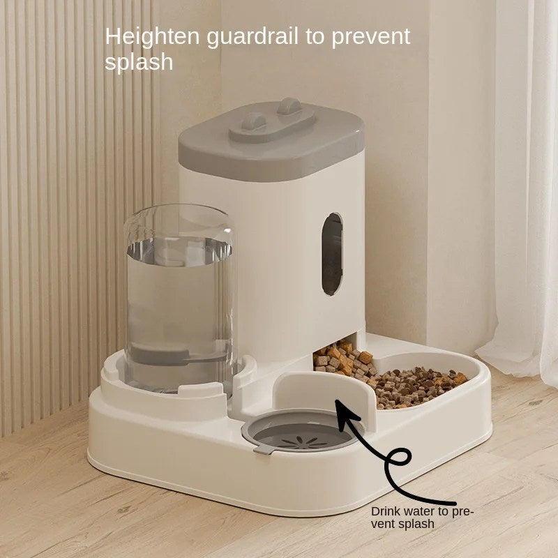 New automatic cat feeding water feeder dog bowl cat basin universal water dispenser cat bowl pet supplies cross-border