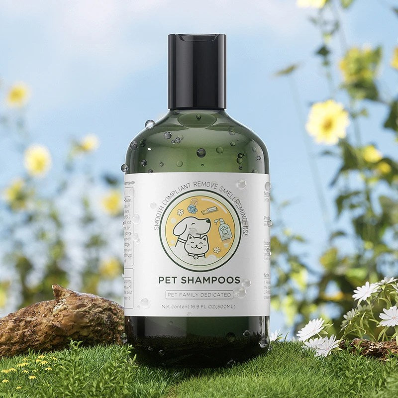 Pet Shampoo Dog Shower Gel 500ml Long-lasting Fragrance Body Wash Hair Softening Removing Mites Dirt Hair Softening Cat Shampoo