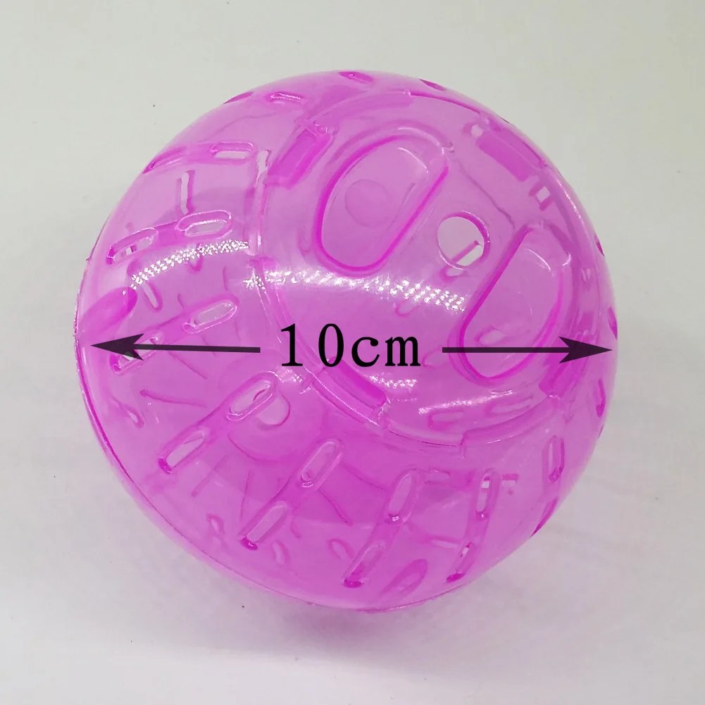Plastic Pet Rodent Mice Jogging Ball Hamster Toy Gerbil Rabbit Rat Exercise Balls Play Pet Toys Home Hamster Supplies