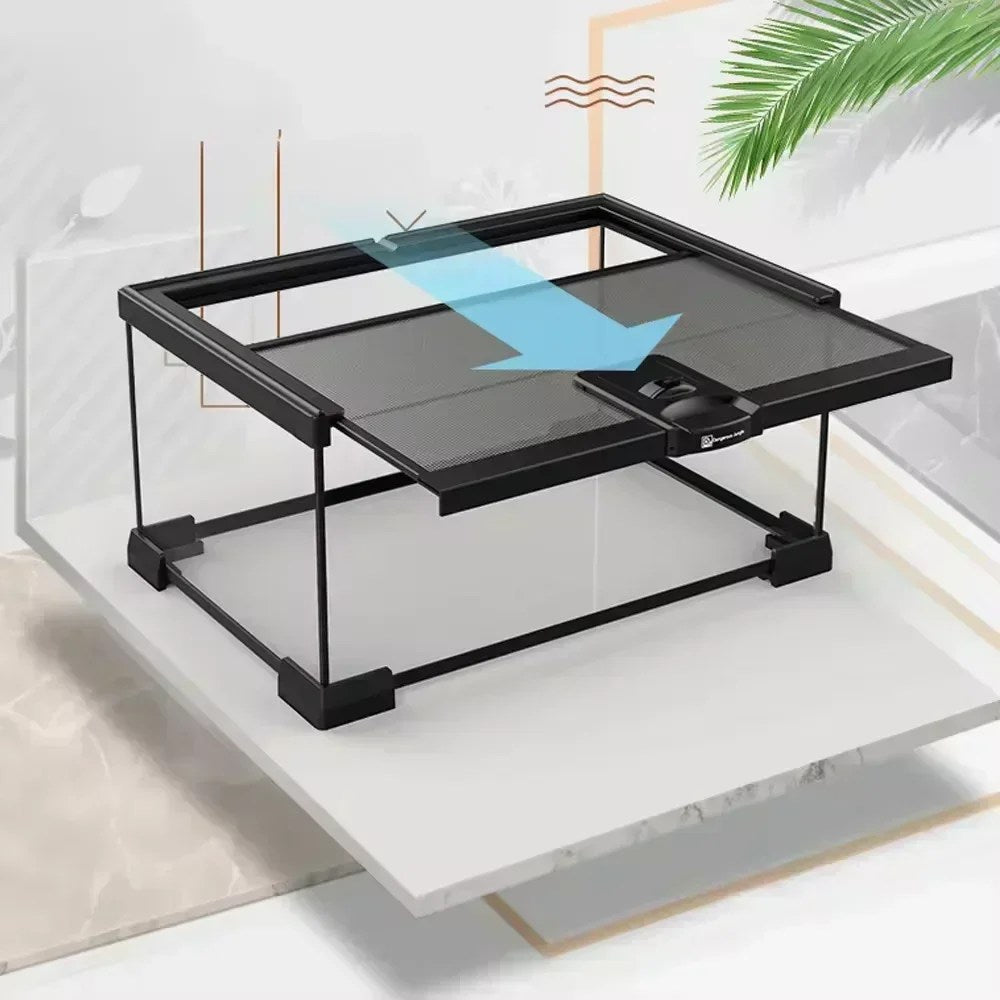 Reptile Pet Glass Feeding Box Turtle Terrarium Snake Spider Lizard Horned Frog Feeding Box Rainforest Ecological Tank Snail Crab