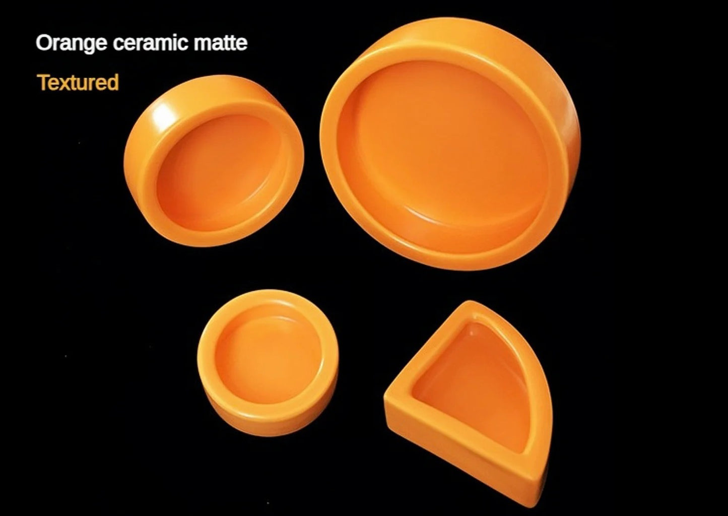 Reptile Water Food Bowl Worm Dish Ceramic Pet Bowls Anti-Escape Mini Reptile Mealworms Bowl for Lizard Bearded Dragon