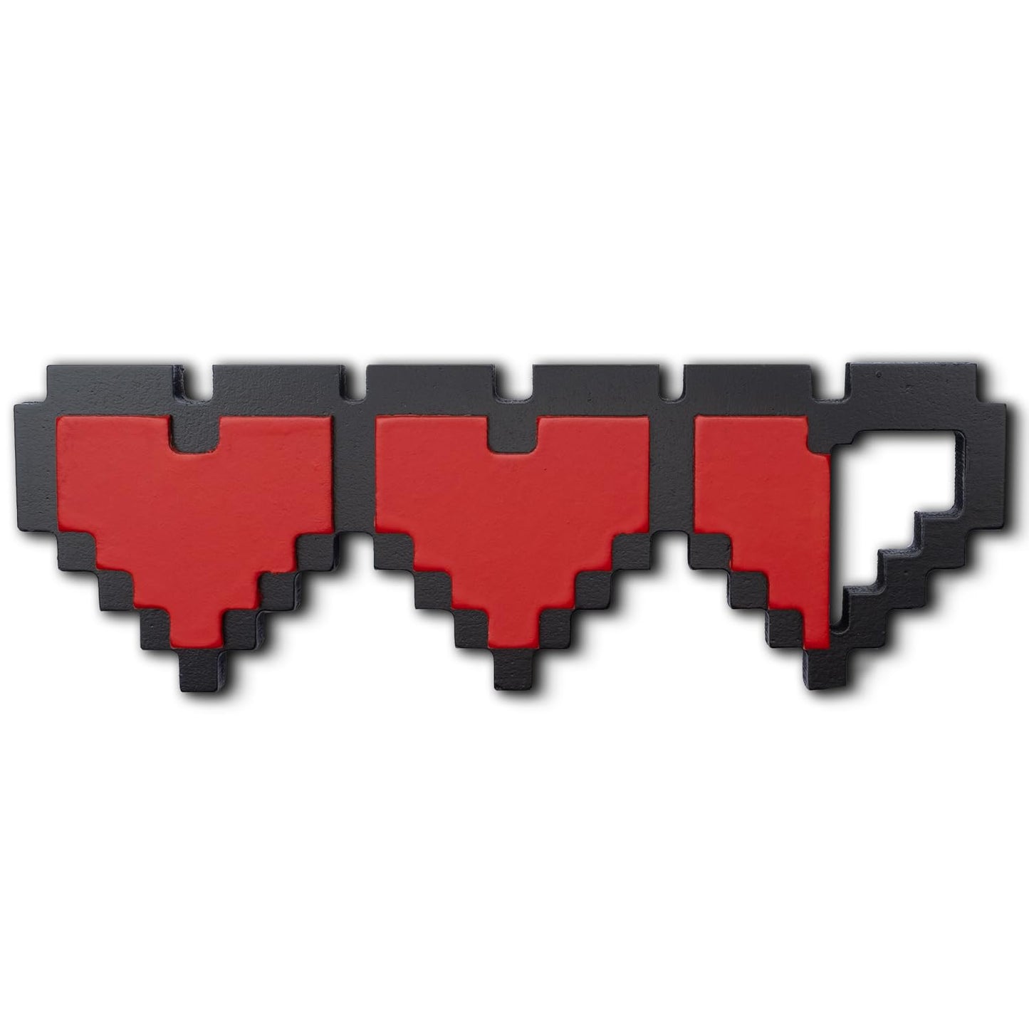 INSOVITA Gaming Logo Sign, Gaming Decor, Small Pixel Heart Container, Small Game Room Decor, Hanging Gaming Wall Decor, Great Gamer Gifts, Retro Gaming Stuff.