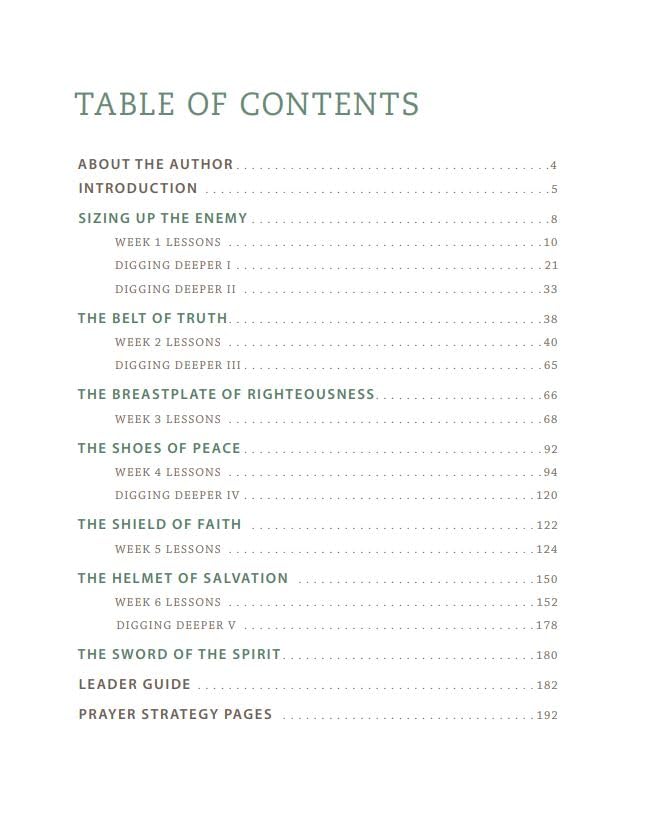 The Armor of God - Bible Study Book with Video Access