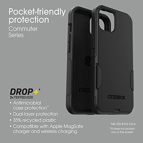 OtterBoxOtterBox Commuter Series iPhone 13 Case - Black, Dual Layer, Antimicrobial, Wireless Charging Compatible - GEAR4EVER