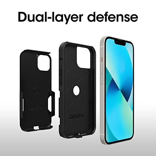OtterBoxOtterBox Commuter Series iPhone 13 Case - Black, Dual Layer, Antimicrobial, Wireless Charging Compatible - GEAR4EVER
