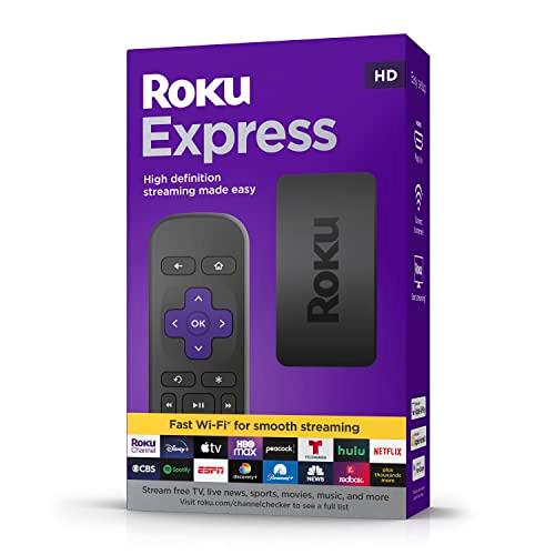 RokuRoku Express (New) | HD Roku Streaming Device with Simple Remote (no TV controls), Free & Live TV - GEAR4EVER