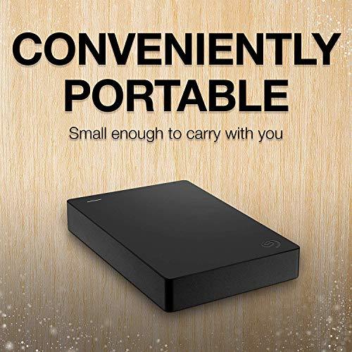 SeagateSeagate Portable 5TB External Hard Drive HDD – USB 3.0 for PC, Mac, PS4, & Xbox - 1-Year Rescue Service (STGX5000400), Black - GEAR4EVER