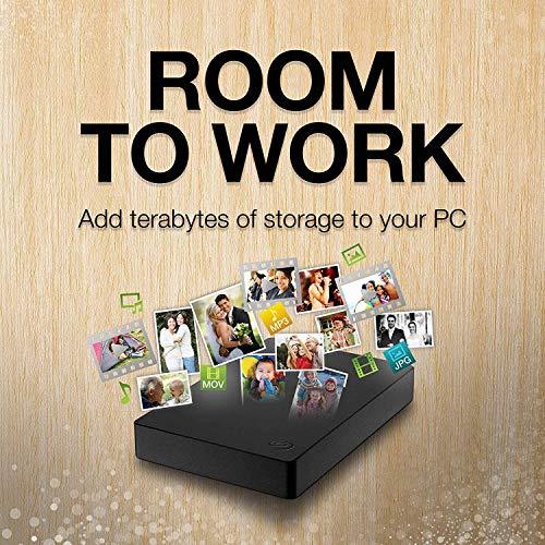 SeagateSeagate Portable 5TB External Hard Drive HDD – USB 3.0 for PC, Mac, PS4, & Xbox - 1-Year Rescue Service (STGX5000400), Black - GEAR4EVER