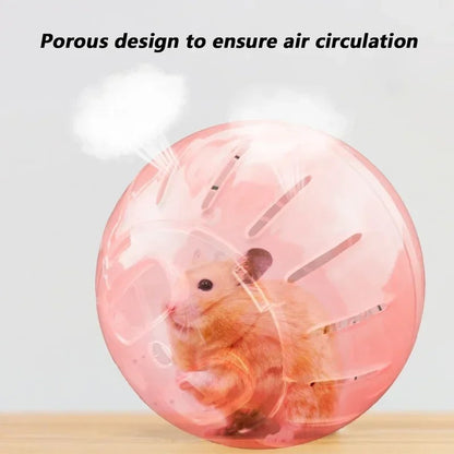 1 Pcs Gerbil Hamster Jogging Fitness Ball Cage Toy Pet Mini Sports Running Wheel Windmill Hamster Ball