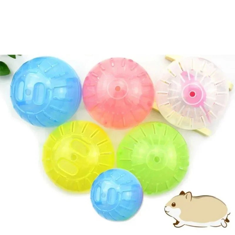 1 Pcs Gerbil Hamster Jogging Fitness Ball Cage Toy Pet Mini Sports Running Wheel Windmill Hamster Ball