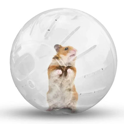 1 Pcs Gerbil Hamster Jogging Fitness Ball Cage Toy Pet Mini Sports Running Wheel Windmill Hamster Ball