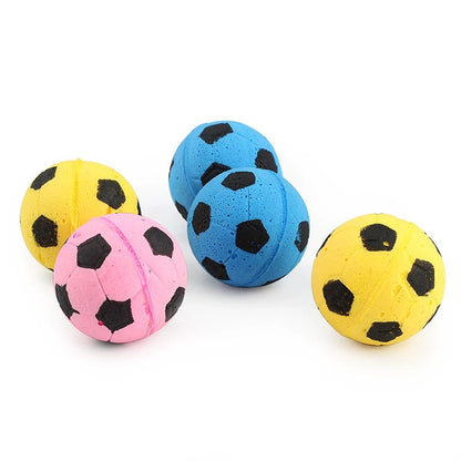 10pcs EVA Colorful Ball Cat Toy Pet Foam Football Toys Outdoor Play Soccer Pet Toys