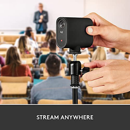 Logitech for Creators Mevo Start, Wireless Live Streaming Camera, 1080p HD Video Quality, Intelligent App Control, Stream via LTE or Wi-Fi - Black