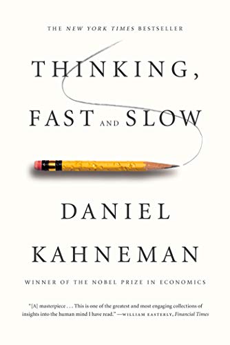 Thinking, Fast and Slow by Daniel Kahneman - Paperback Book