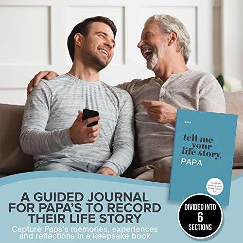 Tell Me Your Life Story, Papa: A Grandfather’s Guided Journal and Memory Keepsake Book (Tell Me Your Life Story® Series Books)