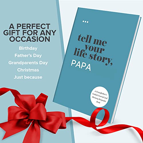 Tell Me Your Life Story, Papa: A Grandfather’s Guided Journal and Memory Keepsake Book (Tell Me Your Life Story® Series Books)