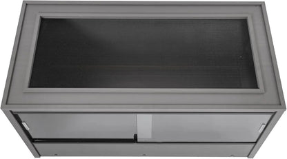 ECOFLEX 48" Large Mojave Reptile Habitat Enclosure Lounge in Grey Durability and Sustainability Easy Maintenance