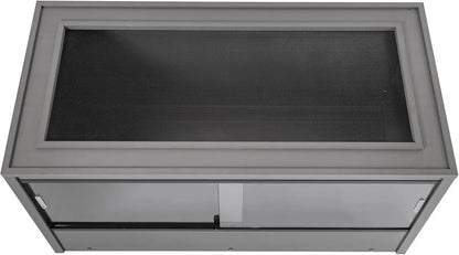ECOFLEX 48" Large Mojave Reptile Habitat Enclosure Lounge in Grey Durability and Sustainability Easy Maintenance