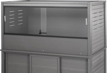 ECOFLEX 48" Large Mojave Reptile Habitat Enclosure Lounge in Grey Durability and Sustainability Easy Maintenance