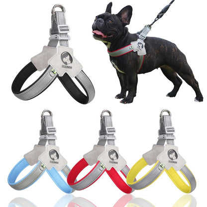 Y Dog Harness for Small Medium Dogs Adjustable Pet Seat Belts Reflective Puppy Chest Strap Chihuahua Outdoor Walking Accessories