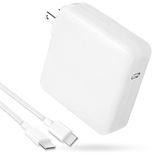Mac Book Pro Charger, 61W/67W USB C Charger Power Adapter for MacBook  Pro/Air 13/14 Inch, for MacBook 12 Inch,Included USB-C to USB-C Charge  Cable