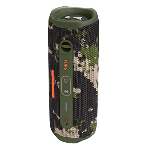 JBL Flip 6-Portable Bluetooth Speaker,Powerful Sound and deep bass, IPX7 Waterproof,12 Hours of Playtime,PartyBoost for Multiple Speaker Pairing for Home,Outdoor and Travel (Squad),Camouflage