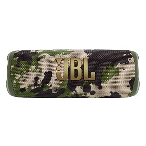 JBL Flip 6-Portable Bluetooth Speaker,Powerful Sound and deep bass, IPX7 Waterproof,12 Hours of Playtime,PartyBoost for Multiple Speaker Pairing for Home,Outdoor and Travel (Squad),Camouflage