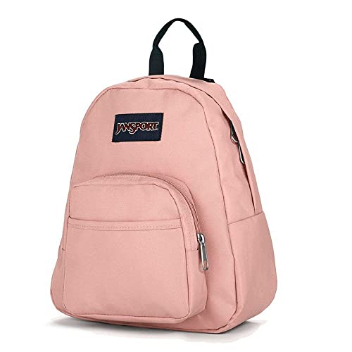 JanSport Half Pint Mini Backpack - Ideal Day Bag for Travel, Misty Rose