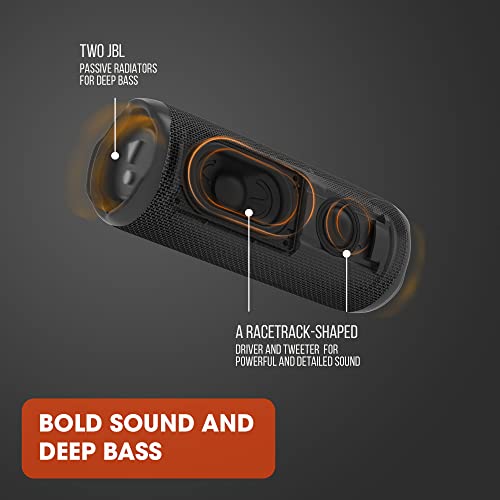 JBL Flip 6 - Portable Bluetooth Speaker, powerful sound and deep bass, IPX7 waterproof, 12 hours of playtime, JBL PartyBoost for multiple speaker pairing, for home, outdoor and travel (Grey)