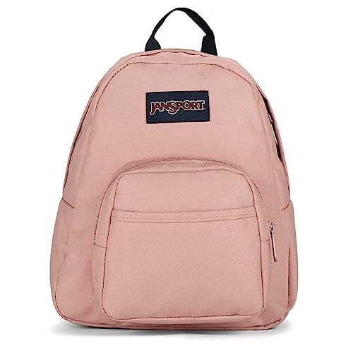 JanSport Half Pint Mini Backpack - Ideal Day Bag for Travel, Misty Rose