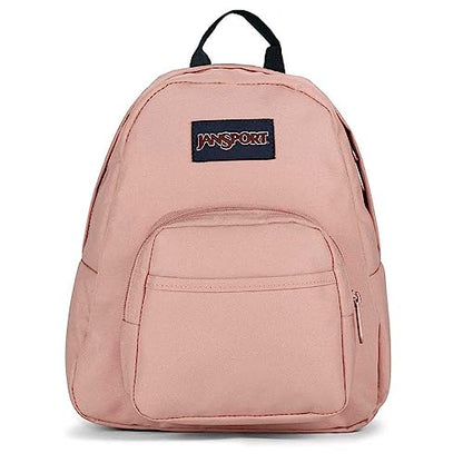 JanSport Half Pint Mini Backpack - Ideal Day Bag for Travel, Misty Rose