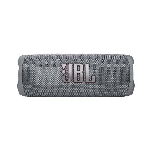 JBL Flip 6 - Portable Bluetooth Speaker, powerful sound and deep bass, IPX7 waterproof, 12 hours of playtime, JBL PartyBoost for multiple speaker pairing, for home, outdoor and travel (Grey)