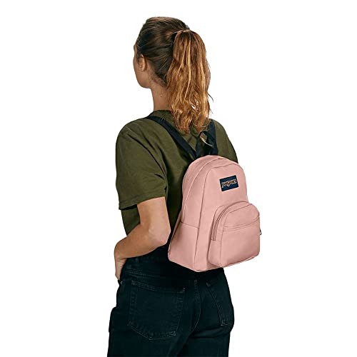 JanSport Half Pint Mini Backpack - Ideal Day Bag for Travel, Misty Rose