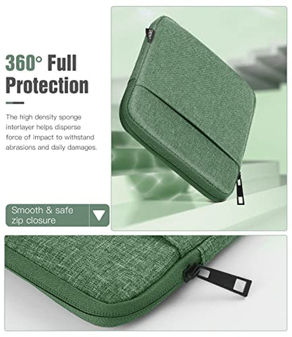 TiMOVO 6-7 Inch Sleeve Case for All-New Kindle 2022/10th Gen 2019 /Kindle Paperwhite 11th Gen 2021/Kindle Oasis E-Reader, Protective Sleeve Case Bag for Kindle (8th Gen, 2016), Green