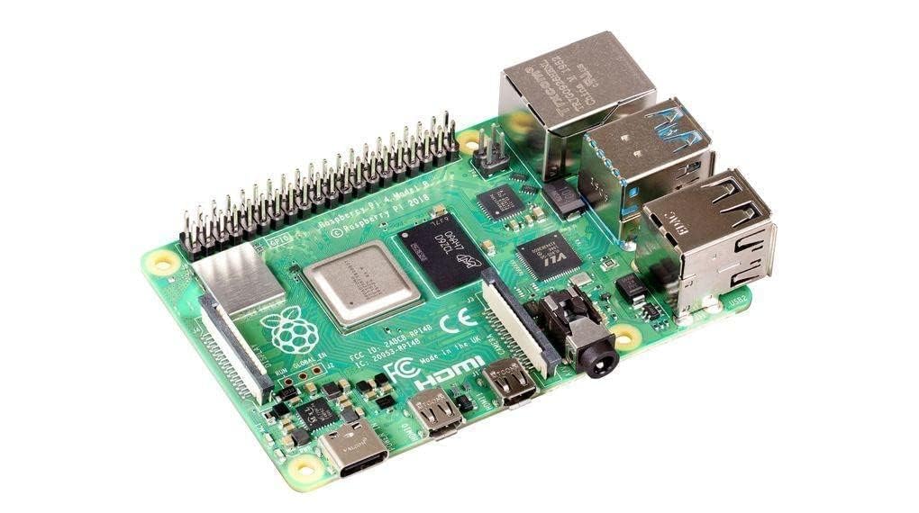 Raspberry Pi 4 Model B 2019 Quad Core 64 Bit WiFi Bluetooth (4GB)