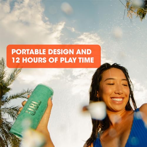 JBL Flip 6-Portable Bluetooth Speaker,Powerful Sound and deep bass, IPX7 Waterproof,12 Hours of Playtime,PartyBoost for Multiple Speaker Pairing for Home,Outdoor and Travel (Squad),Camouflage