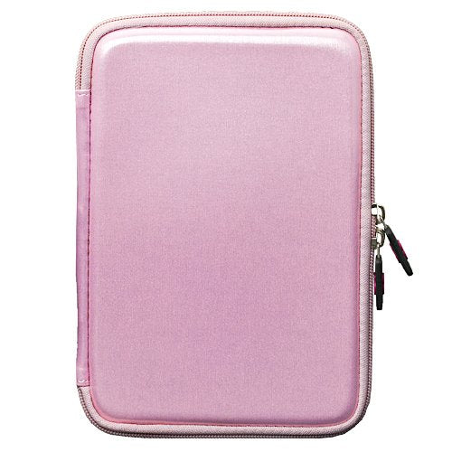 Pink Protective Carrying Case for Barnes and Noble Nook Simple Touch eBook Reader BNRV300 and White Micro USB Cable and Screen Protector and Hand Strap