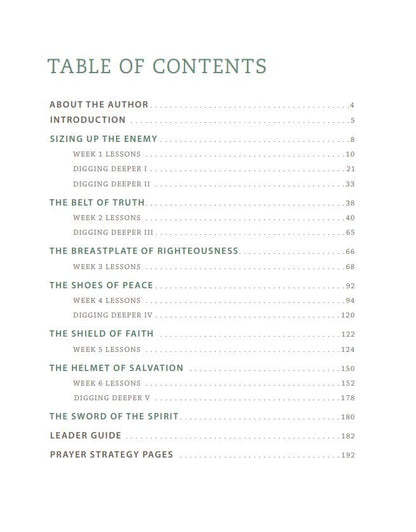The Armor of God - Bible Study Book with Video Access