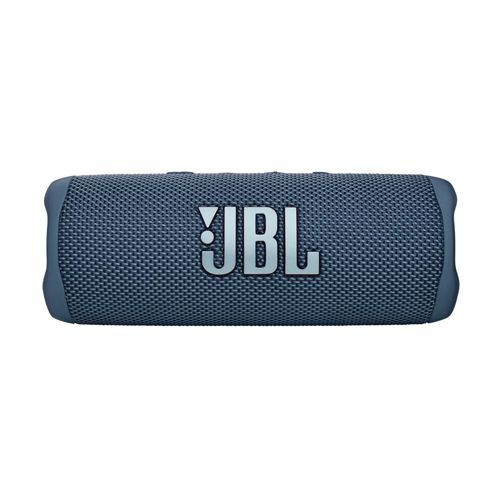 JBL FLIP 6 Waterproof Portable Speaker Bundle with gSport Carbon Fiber Case (Blue)