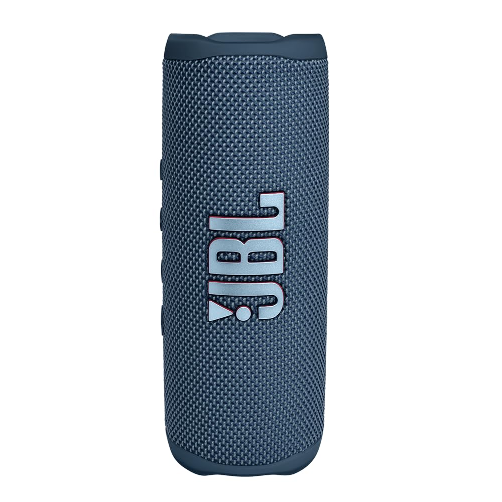 JBL FLIP 6 Waterproof Portable Speaker Bundle with gSport Carbon Fiber Case (Blue)